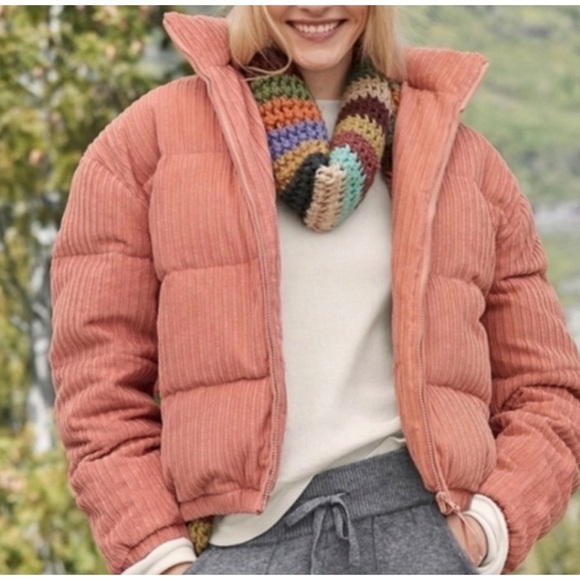 Sundance Duck Down Corduroy Puffer Jacket - Picture 1 of 9